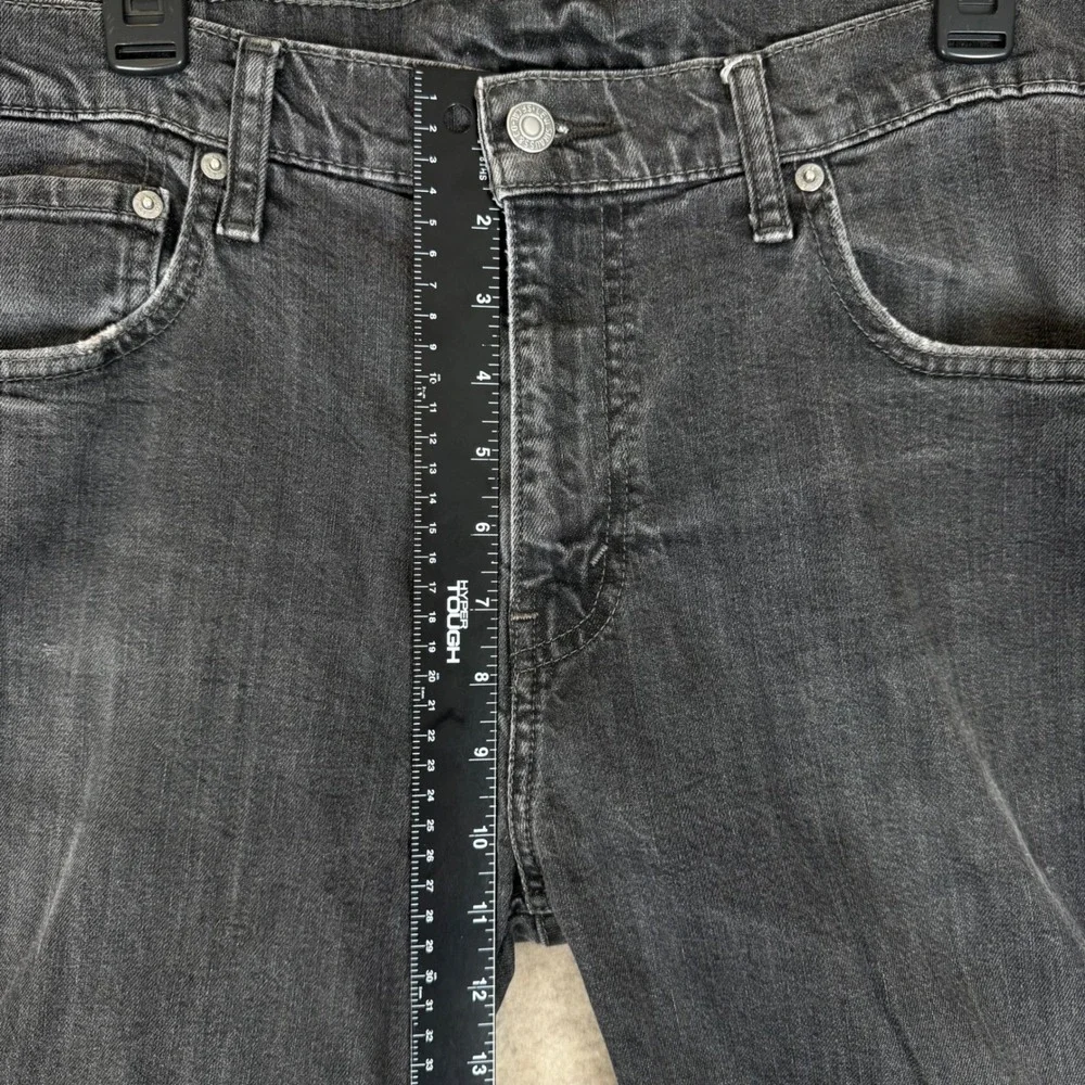 Levis 569 Loose Straight Jeans 34x32 Faded Black Denim 00569-0159